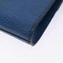 LOUIS VUITTON Epi Art Deco Clutch Bag Blue M52635 LV Auth bs27963-15