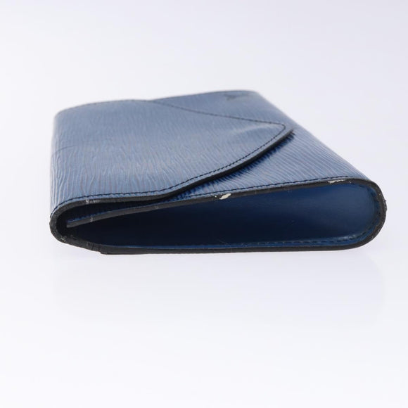 LOUIS VUITTON Epi Art Deco Clutch Bag Blue M52635 LV Auth bs27963