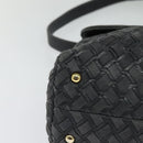 BALLY Hand Bag Leather 2way Gray Gold Auth bs27967-16