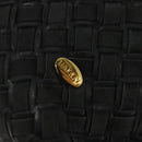 BALLY Hand Bag Leather 2way Gray Gold Auth bs27969-17