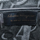 Salvatore Ferragamo Backpack Leather Turquoise Blue Gold Auth bs27971-12