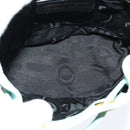 Salvatore Ferragamo Backpack Leather Turquoise Blue Gold Auth bs27971-11