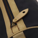 Christian Dior Sports Boston Bag Leather PVC 2way Navy Gold Auth bs27974-10