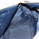 Christian Dior Sports Boston Bag Leather PVC 2way Navy Gold Auth bs27974-19