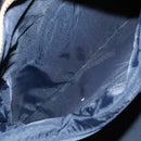 Christian Dior Sports Boston Bag Leather PVC 2way Navy Gold Auth bs27974-12