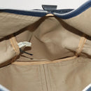 Christian Dior Trotter Canvas Boston Bag Suede Navy Silver Auth bs27975-17