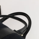 Christian Dior Trotter Canvas Boston Bag Suede Navy Silver Auth bs27975-8