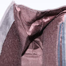 GIVENCHY Hand Bag Suede Gray Gold Auth bs27976-19