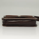 GIVENCHY Umhängetasche Wildleder Braun Gold Auth bs27977-5