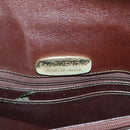 GIVENCHY Shoulder Bag Suede Brown Gold Auth bs27977-10