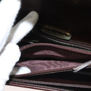 GIVENCHY Shoulder Bag Suede Brown Gold Auth bs27977-23