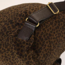 BOTTEGA VENETA Backpack Nylon Brown Gold Auth bs27978-17