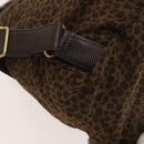 BOTTEGA VENETA Backpack Nylon Brown Gold Auth bs27978-18