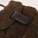 BOTTEGA VENETA Backpack Nylon Brown Gold Auth bs27978-20