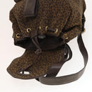 BOTTEGA VENETA Backpack Nylon Brown Gold Auth bs27978-10