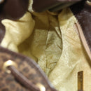 BOTTEGA VENETA Backpack Nylon Brown Gold Auth bs27978-24