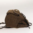 BOTTEGA VENETA Backpack Nylon Brown Gold Auth bs27978-3