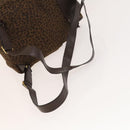 BOTTEGA VENETA Backpack Nylon Brown Gold Auth bs27978-9