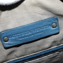 BOTTEGA VENETA INTRECCIATO Shoulder Bag Leather Blue Auth bs27981-17