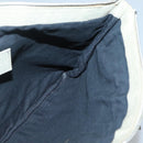 BALENCIAGA Classic Clip M Clutch Bag Leather Beige Silver Auth bs27985-17