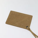 BALENCIAGA Classic Flat Shoulder Bag Leather Beige Auth bs27986-18