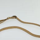 BALENCIAGA Classic Flat Shoulder Bag Leather Beige Auth bs27986-8