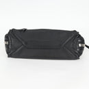 BALENCIAGA Paper Mini Hand Bag Leather 2way Black Silver 370926 Auth bs27987V-5