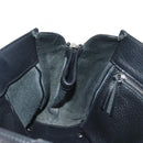 BALENCIAGA Paper Mini Hand Bag Leather 2way Black Silver 370926 Auth bs27987V-20