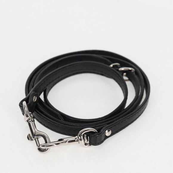 BALENCIAGA Paper Mini Hand Bag Leather 2way Black Silver 370926 Auth bs27987V