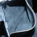 CELINE Mustang Print Vertical Cabas Tote Bag Leder Schwarz Gold Auth bs27989-11