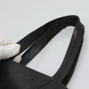 CELINE Mustang Print Vertical Cabas Tote Bag Leather Black Gold Auth bs27989-8