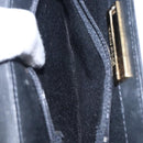 VALENTINO Shoulder Bag Leather Black Gold Auth bs27994-20