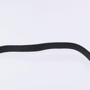 VALENTINO Shoulder Bag Leather Black Gold Auth bs27994-8