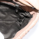 Miu Miu Matelasse Chain Shoulder Bag Leather Pink Silver Auth bs27996-19