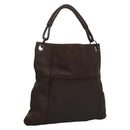 BOTTEGA VENETA Shoulder Bag Leather Brown Auth bs27997-1