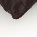 BOTTEGA VENETA Shoulder Bag Leather Brown Auth bs27997-15