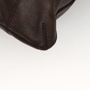 BOTTEGA VENETA Shoulder Bag Leather Brown Auth bs27997-16