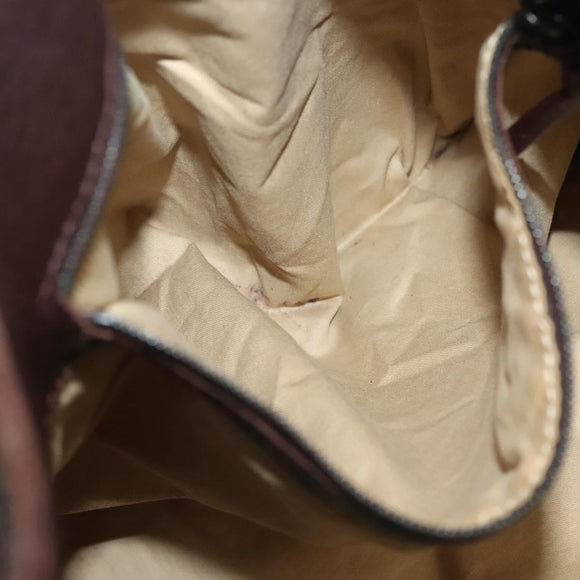 BOTTEGA VENETA Shoulder Bag Leather Brown Auth bs27997