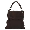 BOTTEGA VENETA Shoulder Bag Leather Brown Auth bs27997-13