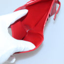 BOTTEGA VENETA INTRECCIATO Bifold Wallet Leather Red Auth bs28002-10