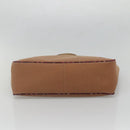 BURBERRY Blue Label Tote Bag Canvas Beige Silver Auth bs28008-5