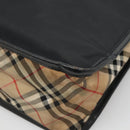BURBERRY Tote Bag Nylon Black Silver Auth bs28010-15