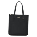 BURBERRY Tote Bag Nylon Black Silver Auth bs28010-13