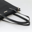 BURBERRY Tote Bag Nylon Black Silver Auth bs28010-7