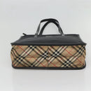 BURBERRY Tote Bag Nylon Black Silver Auth bs28010-5