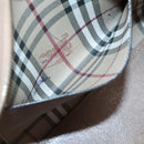 BURBERRY Tote Bag Leather Beige Gold Auth bs28011-22