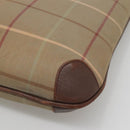 Burberrys Nova Check Tote Bag Canvas Beige Gold Auth bs28014-9