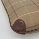 Burberrys Nova Check Tote Bag Canvas Beige Gold Auth bs28014-14