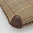 Burberrys Nova Check Tote Bag Canvas Beige Gold Auth bs28014-16