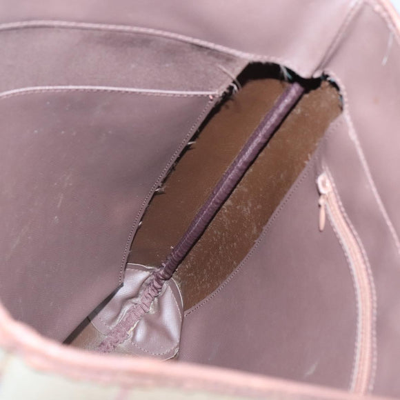 Burberrys Nova Check Tote Bag Canvas Beige Gold Auth bs28014